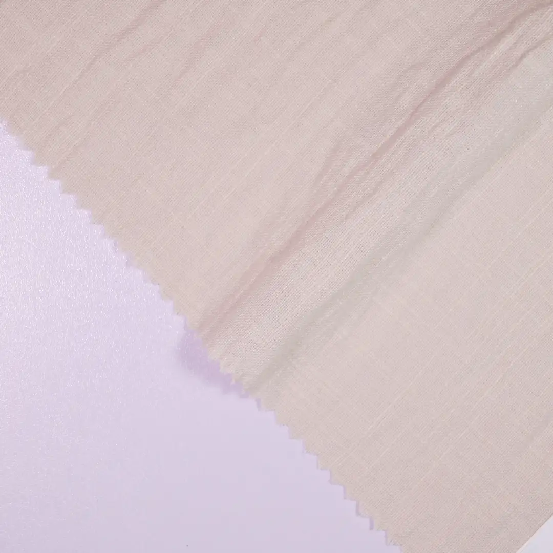 China Fabric for Shirt,Blouse,Over Shirt Slub Fabric Synthetic Woven Fabric Polyester Beige color buy from China wholesaler bulk order at wholesale price free worldwide shipping Alibaba