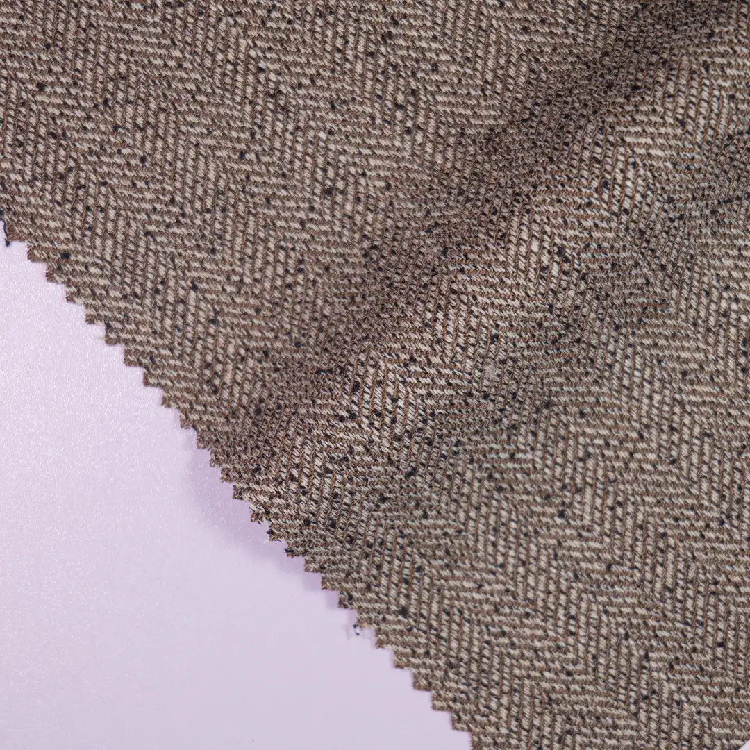 China Fabric for Suit Yarn Dyed Stripe Woven Blended Fabric Polyester Rayon Spandex brown color buy from China wholesaler bulk order at wholesale price free worldwide shipping Alibaba