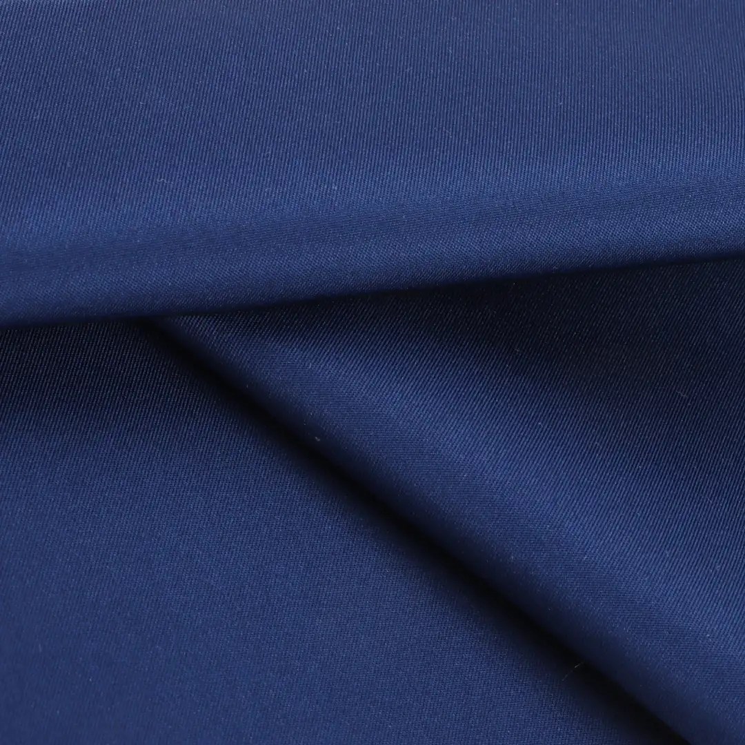 China Fabric for Jackets,Uniform,Waist coat Polyester Peach Skin Microfiber Fabric Synthetic Woven Fabric Polyester Dark blue color buy from China wholesaler bulk order at wholesale price free worldwide shipping Alibaba