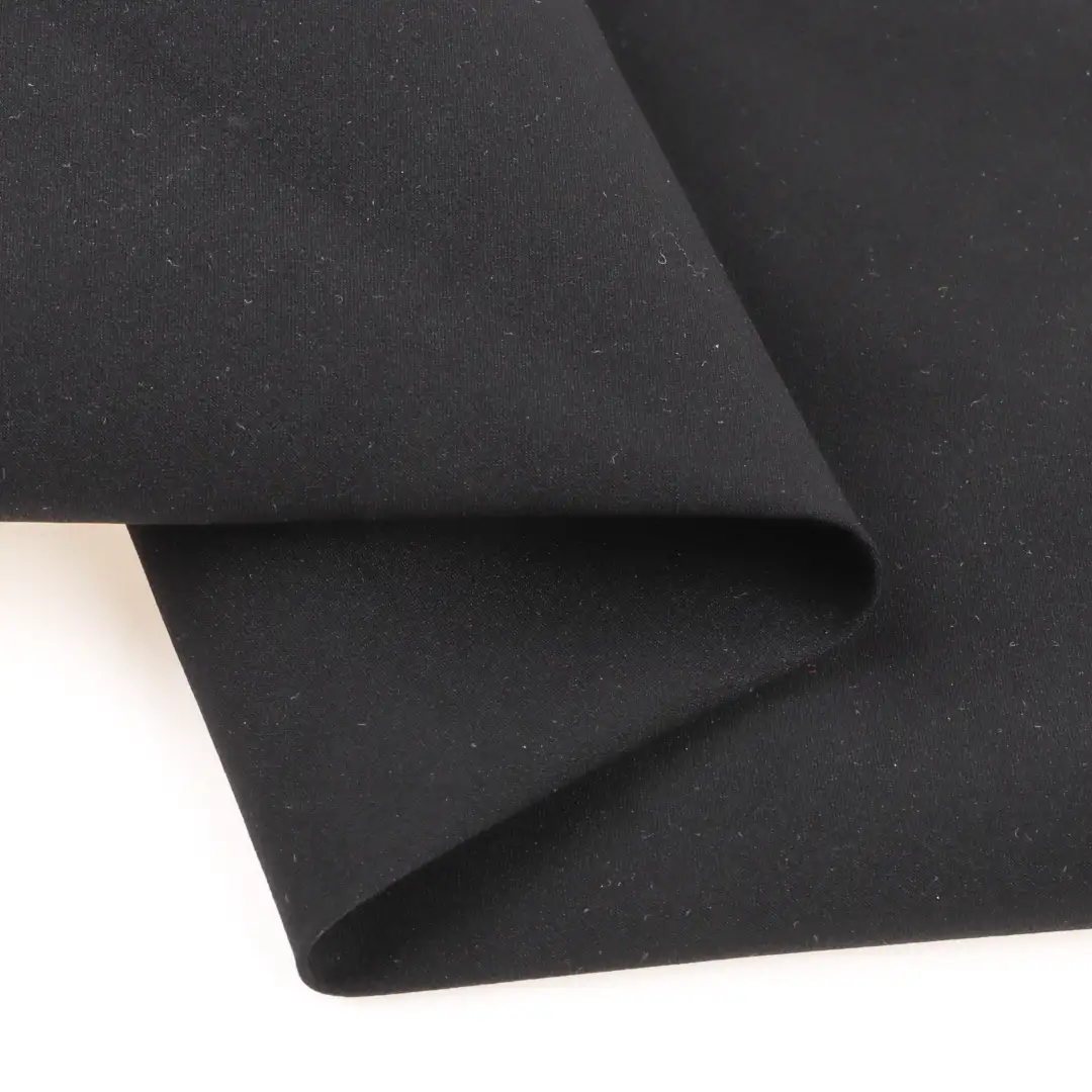 China Fabric for Pants,Jackets,Uniform,Waist coat T800 Polyester T800 Yarn Fabric Synthetic Woven Fabric Polyester BLACK color buy from China wholesaler bulk order at wholesale price free worldwide shipping Alibaba