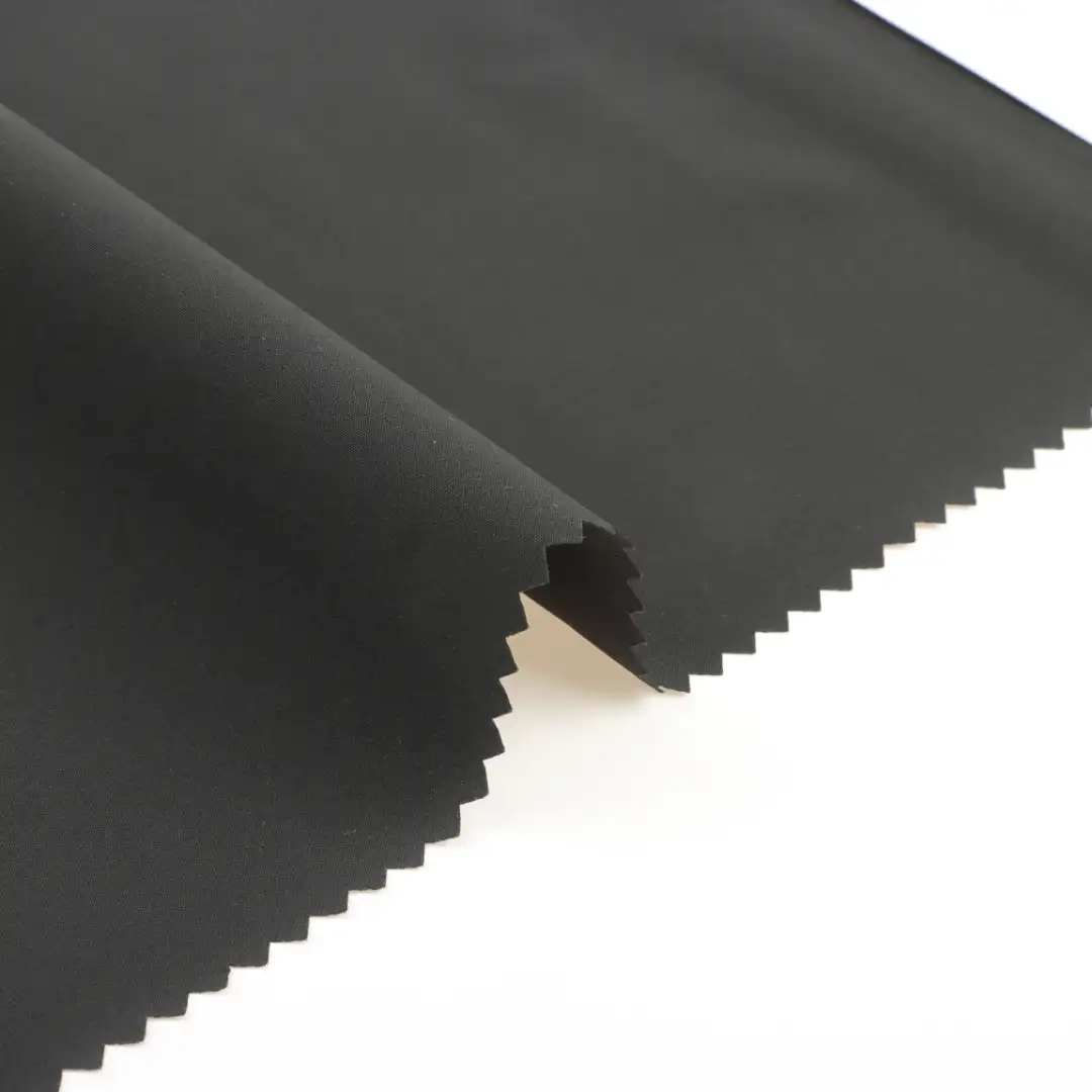 China Fabric for Pants,Padded Jacket,Waist coat T800 Polyester T800 Yarn Fabric Synthetic Woven Fabric Polyester BLACK color buy from China wholesaler bulk order at wholesale price free worldwide shipping Alibaba