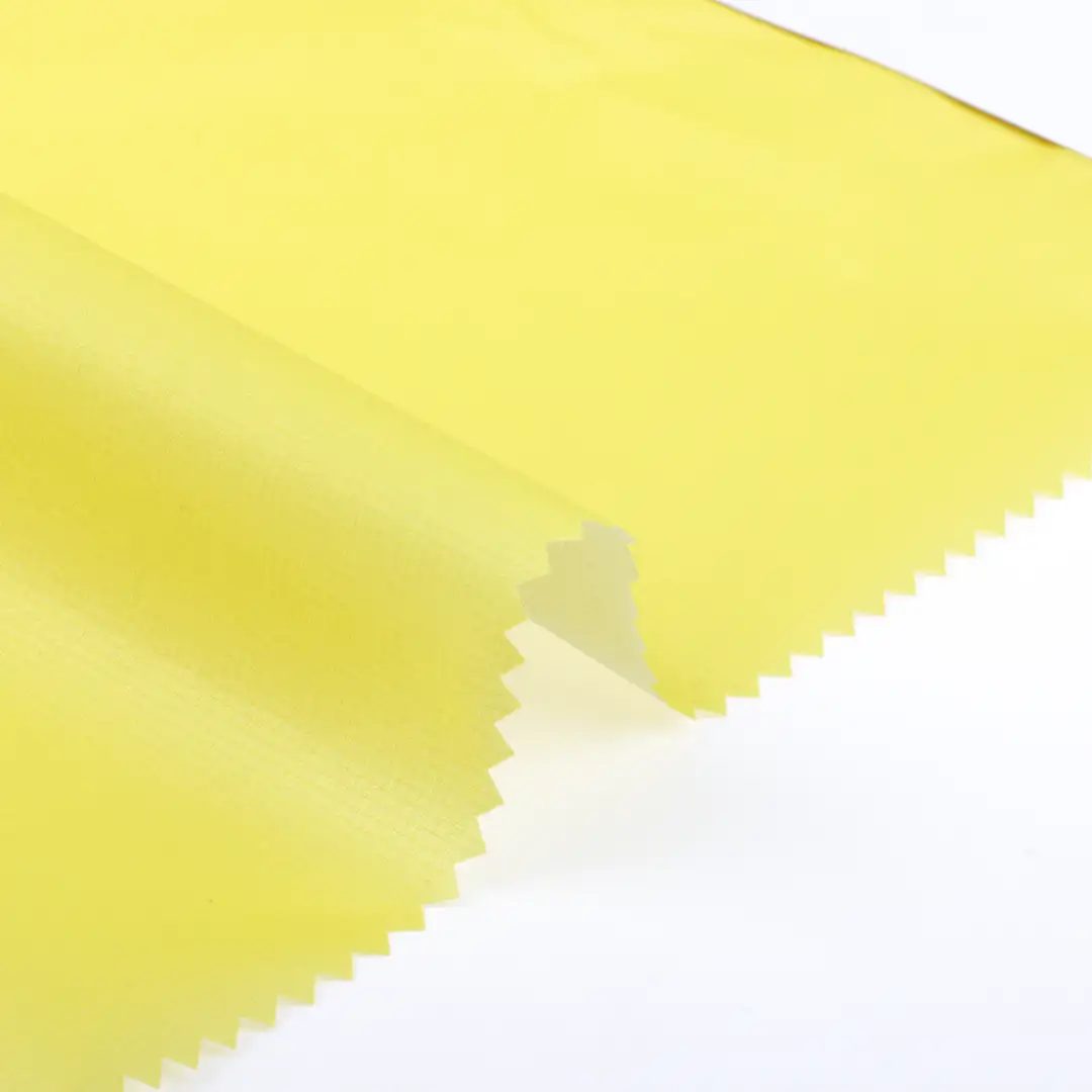 China Fabric for Jackets,Uniform,Waist coat Nylon Taffeta Synthetic Woven Fabric Nylon yellow color buy from China wholesaler bulk order at wholesale price free worldwide shipping Alibaba