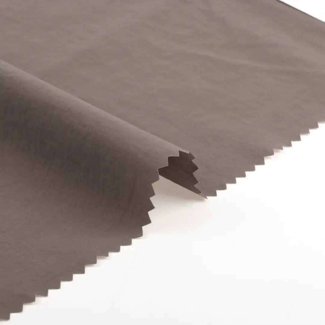 China Fabric for Jackets,Down Jacket,Padded Jacket Nylon Taslon Synthetic Woven Fabric Nylon brown color buy from China wholesaler bulk order at wholesale price free worldwide shipping Alibaba