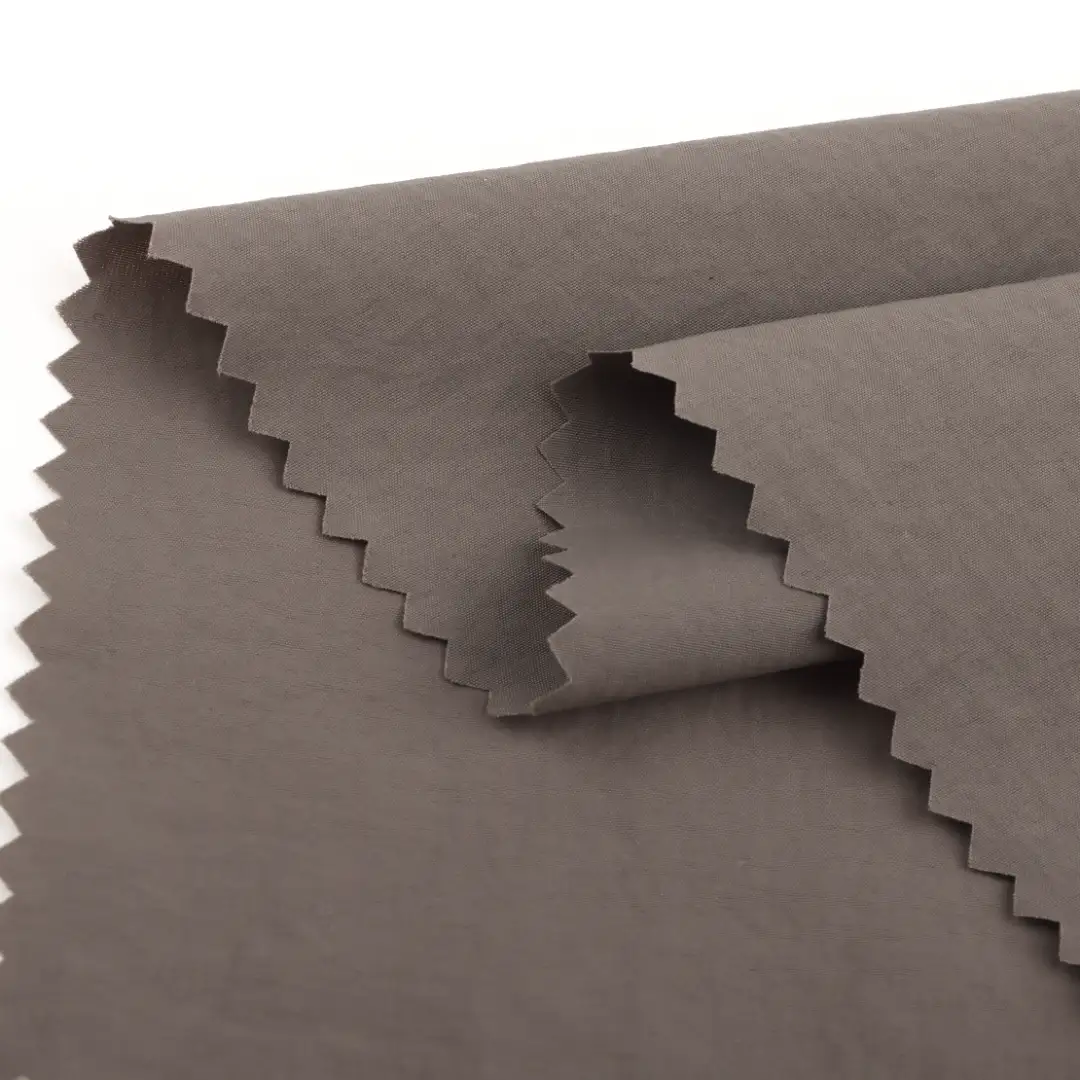 China Fabric for Jackets,Down Jacket,Padded Jacket Nylon Taslon Synthetic Woven Fabric Nylon brown color buy from China wholesaler bulk order at wholesale price free worldwide shipping Alibaba