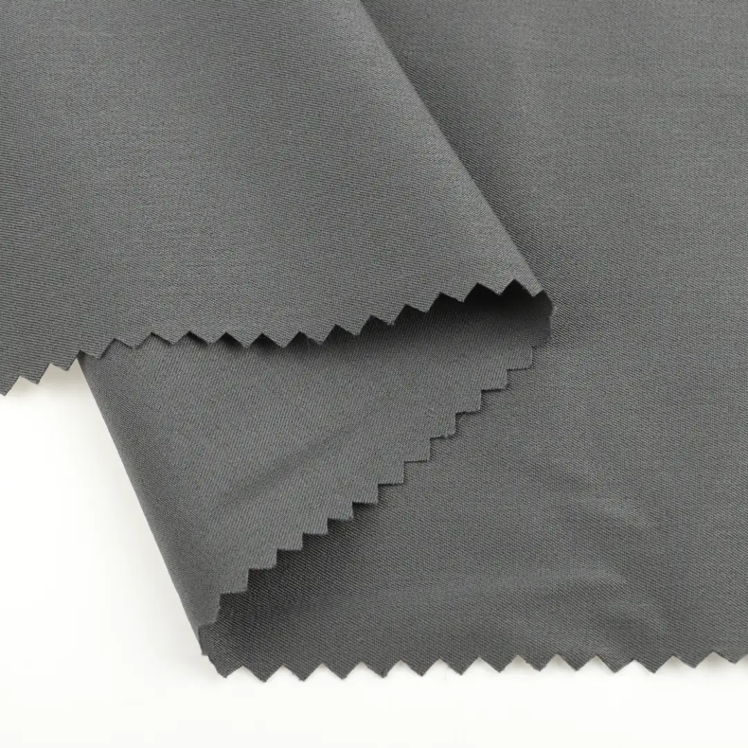 China Fabric for Pants,Jogger Four Stretch Polyester Woven Fabric Synthetic Woven Fabric Polyester Elastane GREY color buy from China wholesaler bulk order at wholesale price free worldwide shipping Alibaba