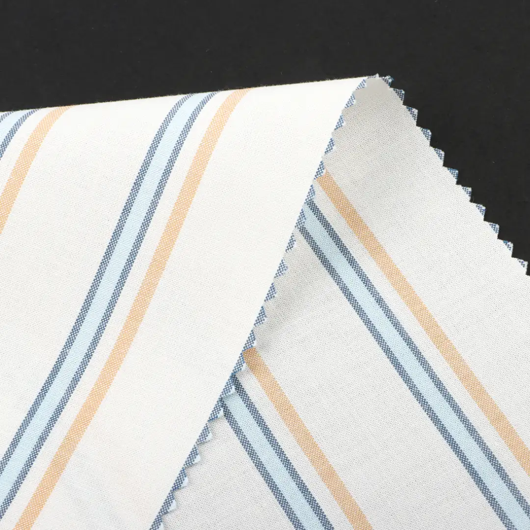 China Fabric for Shirt,Blouse,Skirt,Shorts Yarn Dyed Stripe Natural Woven Fabric Cotton stripe color buy from China wholesaler bulk order at wholesale price free worldwide shipping Alibaba
