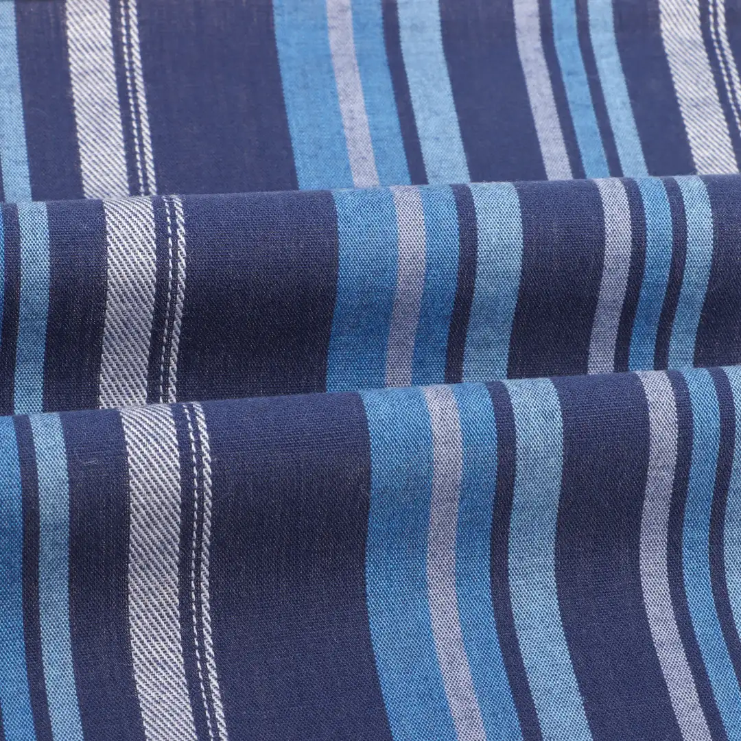 China Fabric for Pants,Blouse,Skirt,Shorts Yarn Dyed Stripe Natural Woven Fabric Cotton stripe color buy from China wholesaler bulk order at wholesale price free worldwide shipping Alibaba
