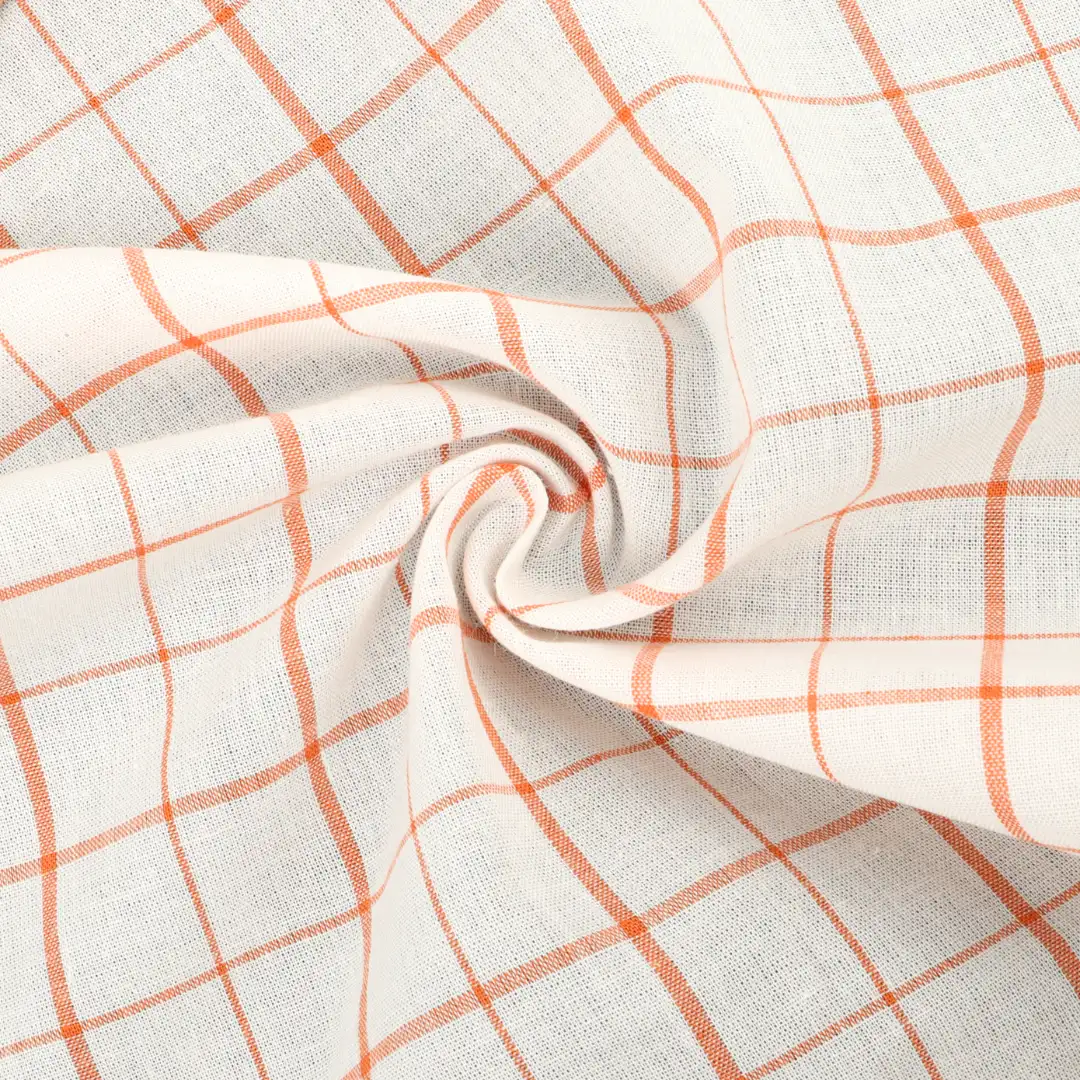 China Fabric for Shirt,Blouse,Skirt,Shorts Yarn Dyed Check Natural Woven Fabric Cotton check color buy from China wholesaler bulk order at wholesale price free worldwide shipping Alibaba