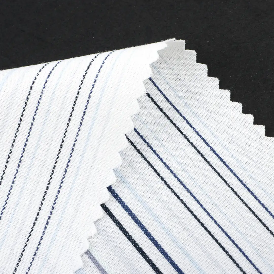 China Fabric for Shirt,Pants,Blouse,Skirt,Shorts Jacquard Natural Woven Fabric Cotton Stripe color buy from China wholesaler bulk order at wholesale price free worldwide shipping Alibaba