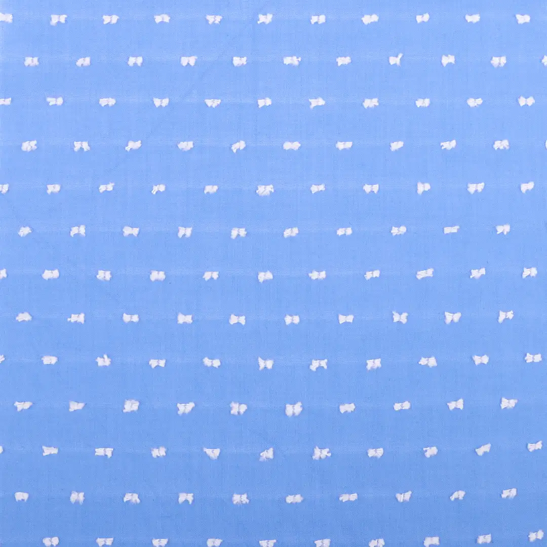 China Fabric for Shirt,Blouse,Skirt,Kids Short Sleeve Peter Pan Collar Pleated Dress Cotton Cut Flower Natural Woven Fabric Cotton BLUE color buy from China wholesaler bulk order at wholesale price free worldwide shipping Alibaba