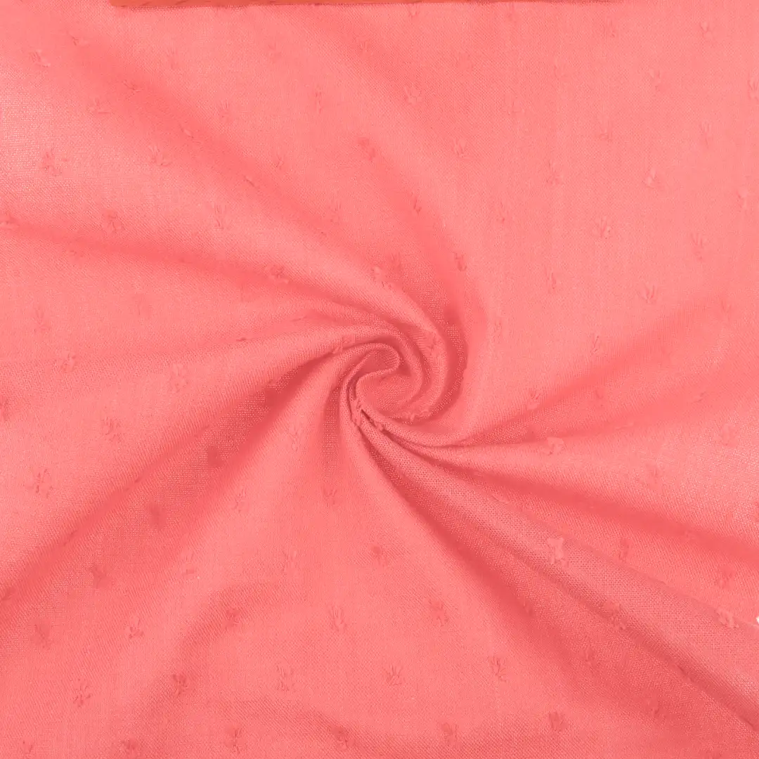 China Fabric for Shirt,Blouse,Skirt,Kids Peter Pan Collar Dress Cotton Cut Flower Natural Woven Fabric Cotton Scarlet color buy from China wholesaler bulk order at wholesale price free worldwide shipping Alibaba