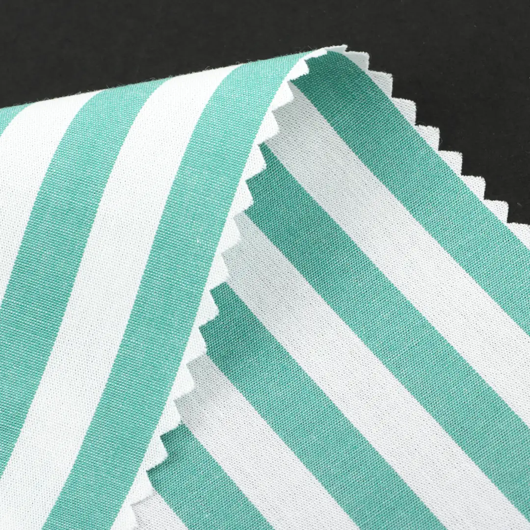 China Fabric for Shirt,Blouse,Skirt,Shorts,Kids Doll Collar A-Line Short Coat Cotton Stripe Natural Woven Fabric Cotton Stripe color buy from China wholesaler bulk order at wholesale price free worldwide shipping Alibaba