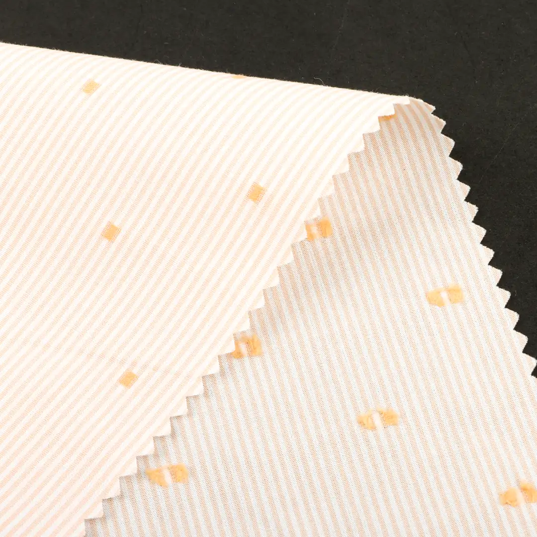 China Fabric for Shirt,Blouse,Skirt,Shorts,Kids Peter Pan Collar Dress Cotton Cut Flower Natural Woven Fabric Cotton Stripe color buy from China wholesaler bulk order at wholesale price free worldwide shipping Alibaba