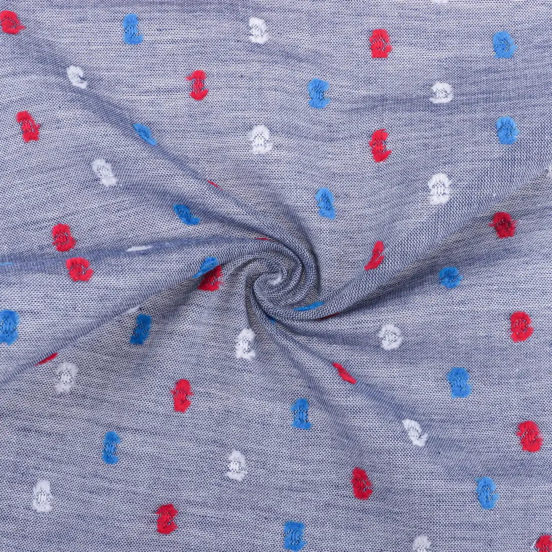 China Fabric for Shirt,Blouse,Skirt,Kids Short Sleeve Peter Pan Collar Pleated Dress Cotton Cut Flower Natural Woven Fabric Cotton GREY color buy from China wholesaler bulk order at wholesale price free worldwide shipping Alibaba