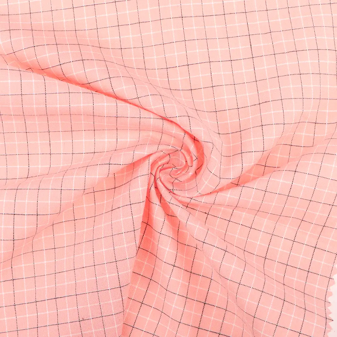 China Fabric for Shirt,Blouse,Skirt,Shorts Yarn Dyed Check Natural Woven Fabric Cotton Check color buy from China wholesaler bulk order at wholesale price free worldwide shipping Alibaba