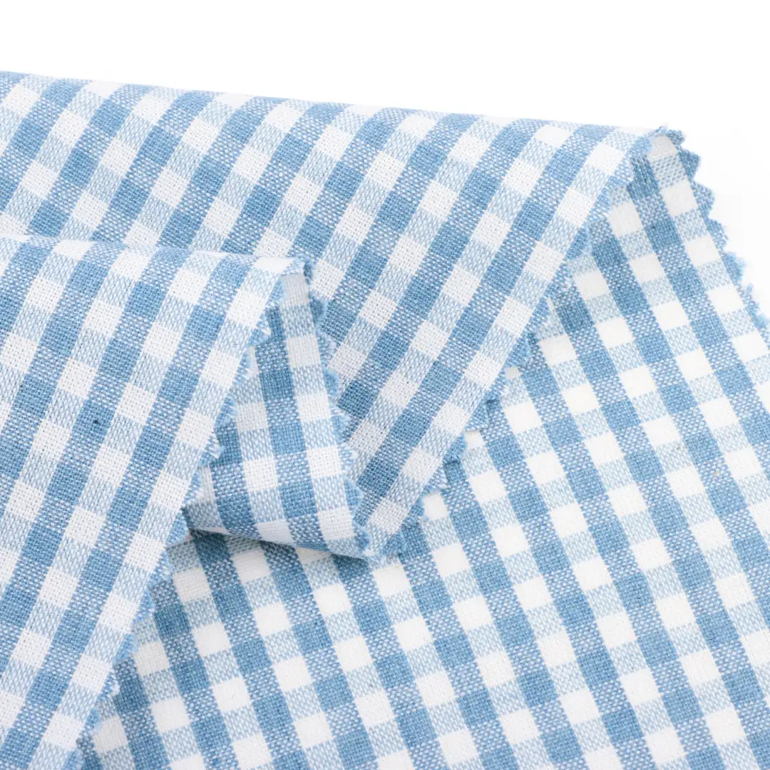 China Fabric for Shirt,Blouse,Skirt,Shorts Cotton Plain Natural Woven Fabric Cotton Check color buy from China wholesaler bulk order at wholesale price free worldwide shipping Alibaba