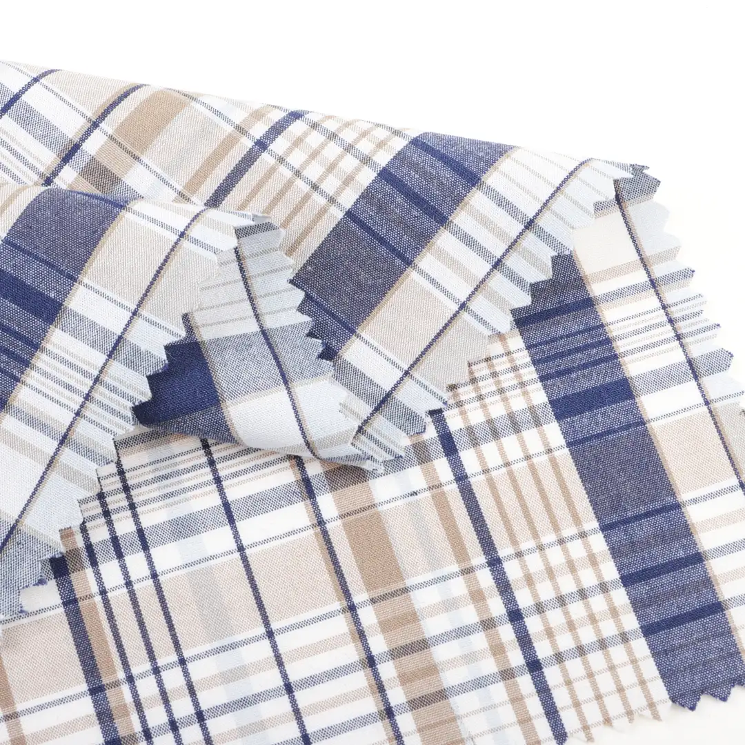 China Fabric for Shirt,Blouse,Skirt,Shorts Yarn Dyed Check Natural Woven Fabric Cotton Check color buy from China wholesaler bulk order at wholesale price free worldwide shipping Alibaba
