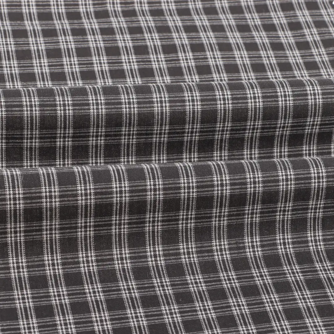 China Fabric for Shirt,Blouse,Skirt,Shorts TC Yarn Dye Woven Blended Fabric Cotton Polyester Spandex Check color buy from China wholesaler bulk order at wholesale price free worldwide shipping Alibaba