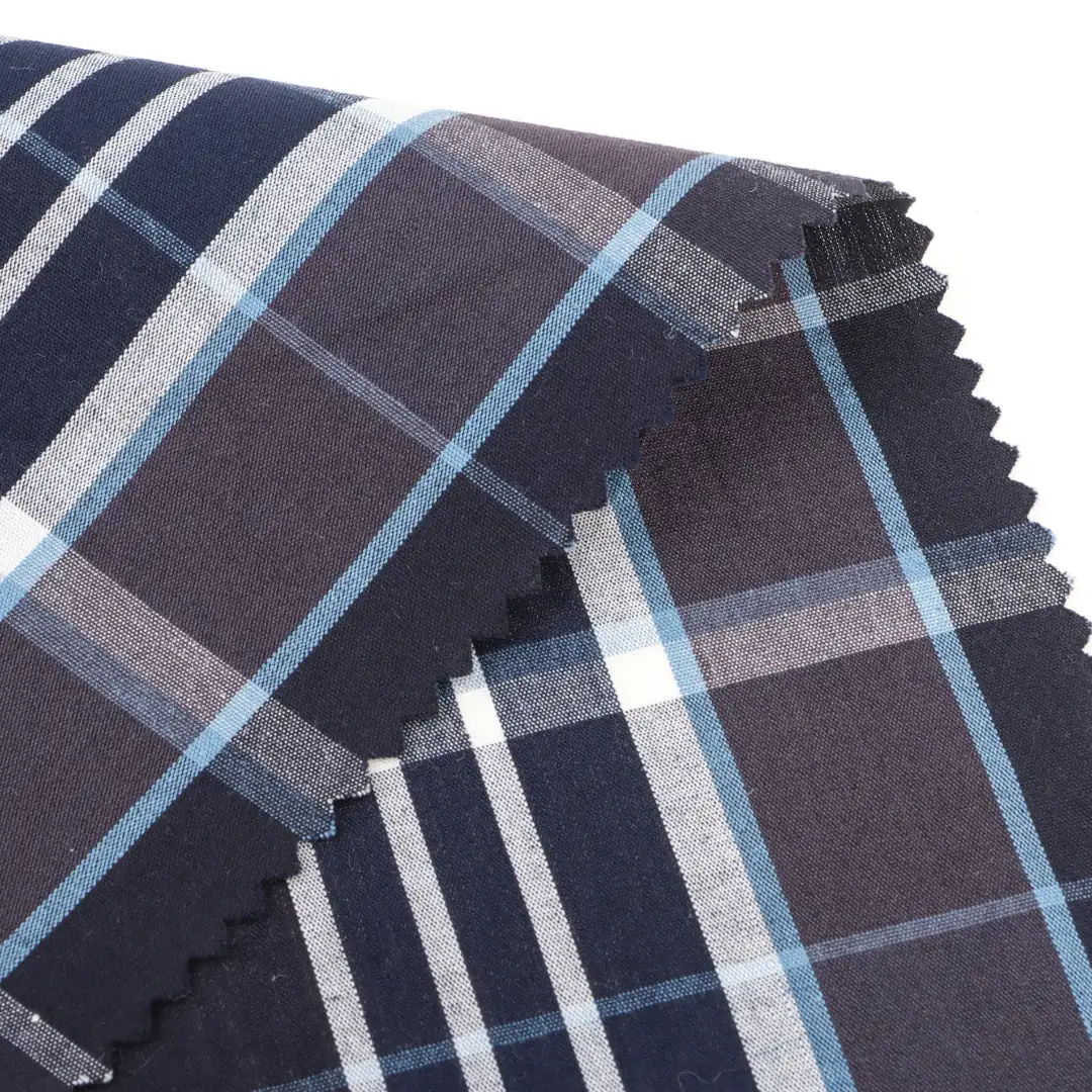China Fabric for Shirt,Blouse,Skirt,Shorts Yarn Dyed Check Natural Woven Fabric Cotton Check color buy from China wholesaler bulk order at wholesale price free worldwide shipping Alibaba