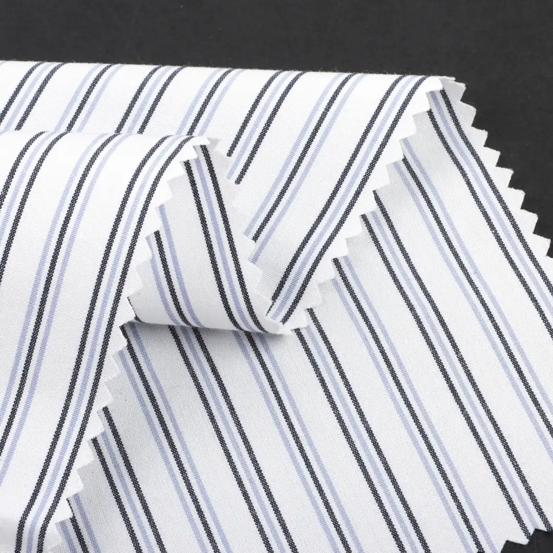 China Fabric for Shirt,Blouse,Skirt,Shorts Yarn Dyed Stripe Natural Woven Fabric Cotton Stripe color buy from China wholesaler bulk order at wholesale price free worldwide shipping Alibaba