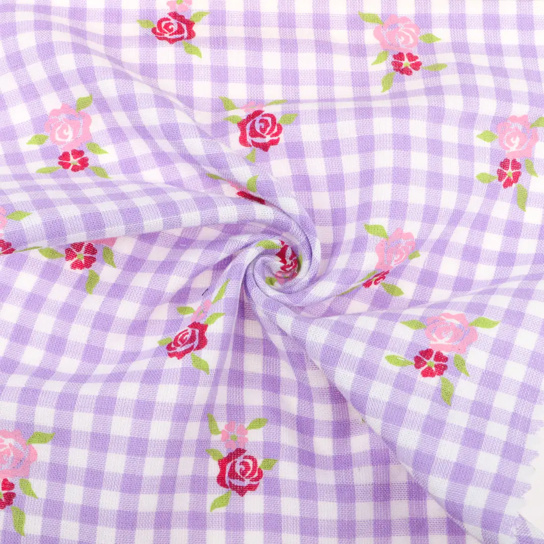 China Fabric for Shirt,Blouse,Skirt,Shorts,Loungewear Yarn Dyed Check Synthetic Woven Fabric Polyester Check color buy from China wholesaler bulk order at wholesale price free worldwide shipping Alibaba