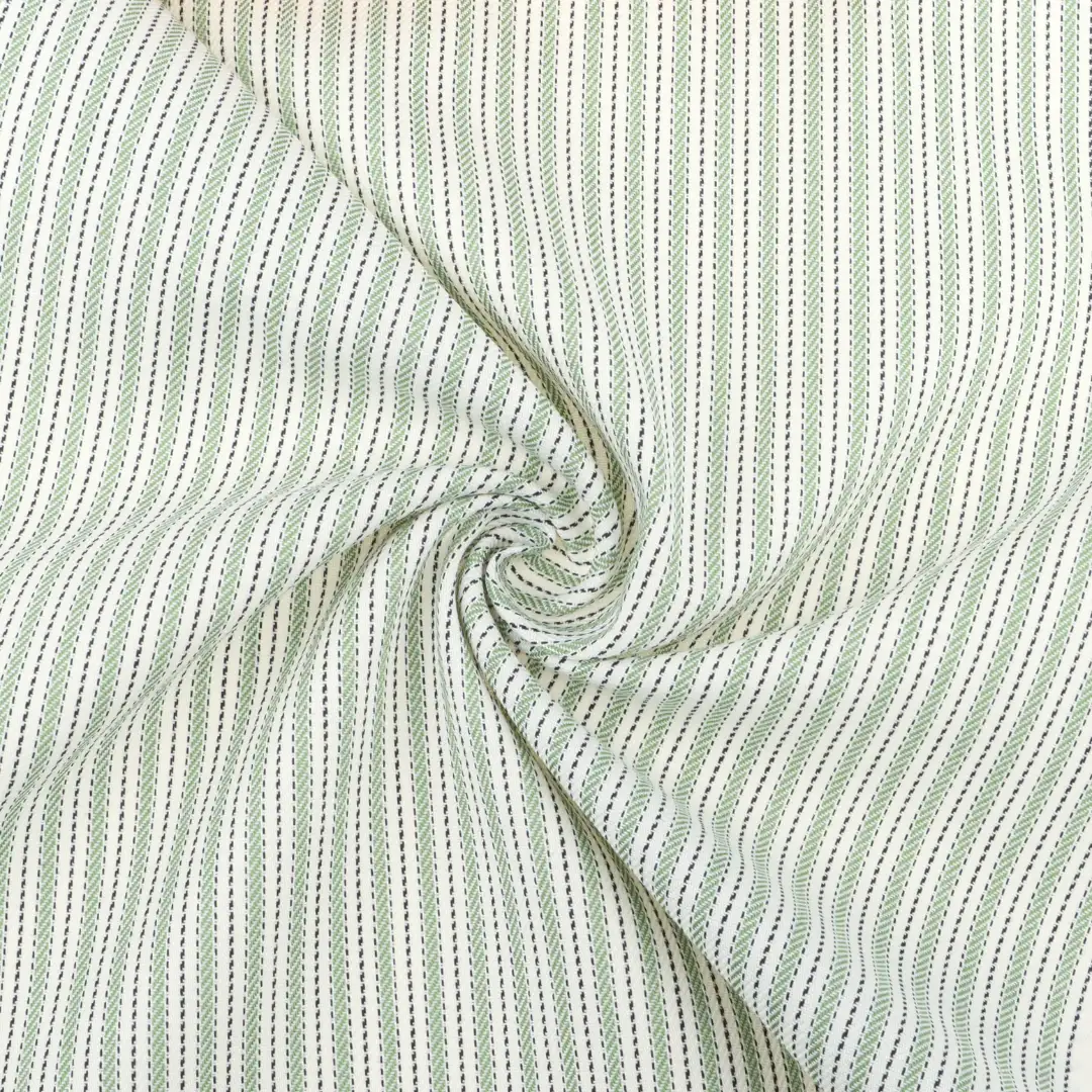 China Fabric for Shirt,Blouse,Skirt,Shorts,Loungewear Yarn Dyed Stripe Natural Woven Fabric Cotton Stripe color buy from China wholesaler bulk order at wholesale price free worldwide shipping Alibaba