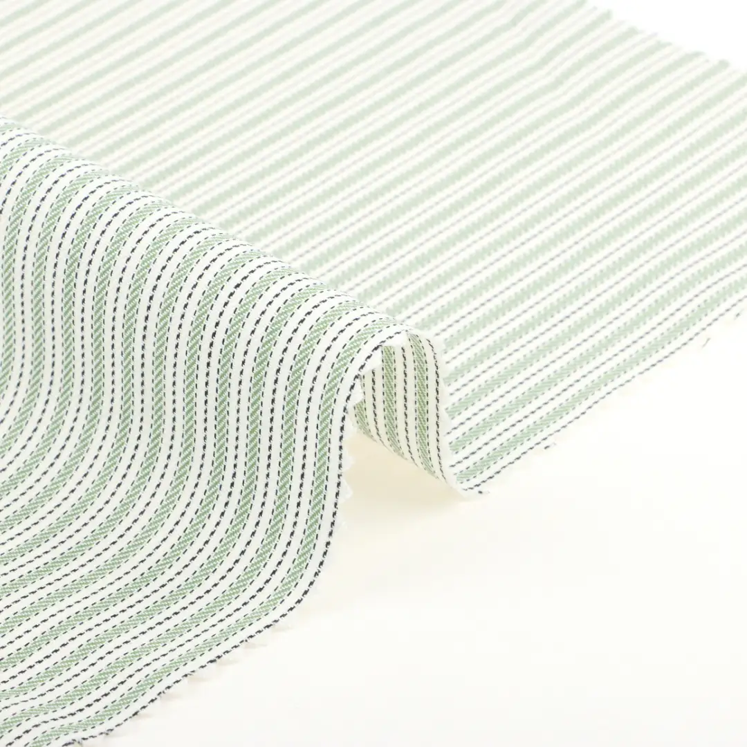 China Fabric for Shirt,Blouse,Skirt,Shorts,Loungewear Yarn Dyed Stripe Natural Woven Fabric Cotton Stripe color buy from China wholesaler bulk order at wholesale price free worldwide shipping Alibaba