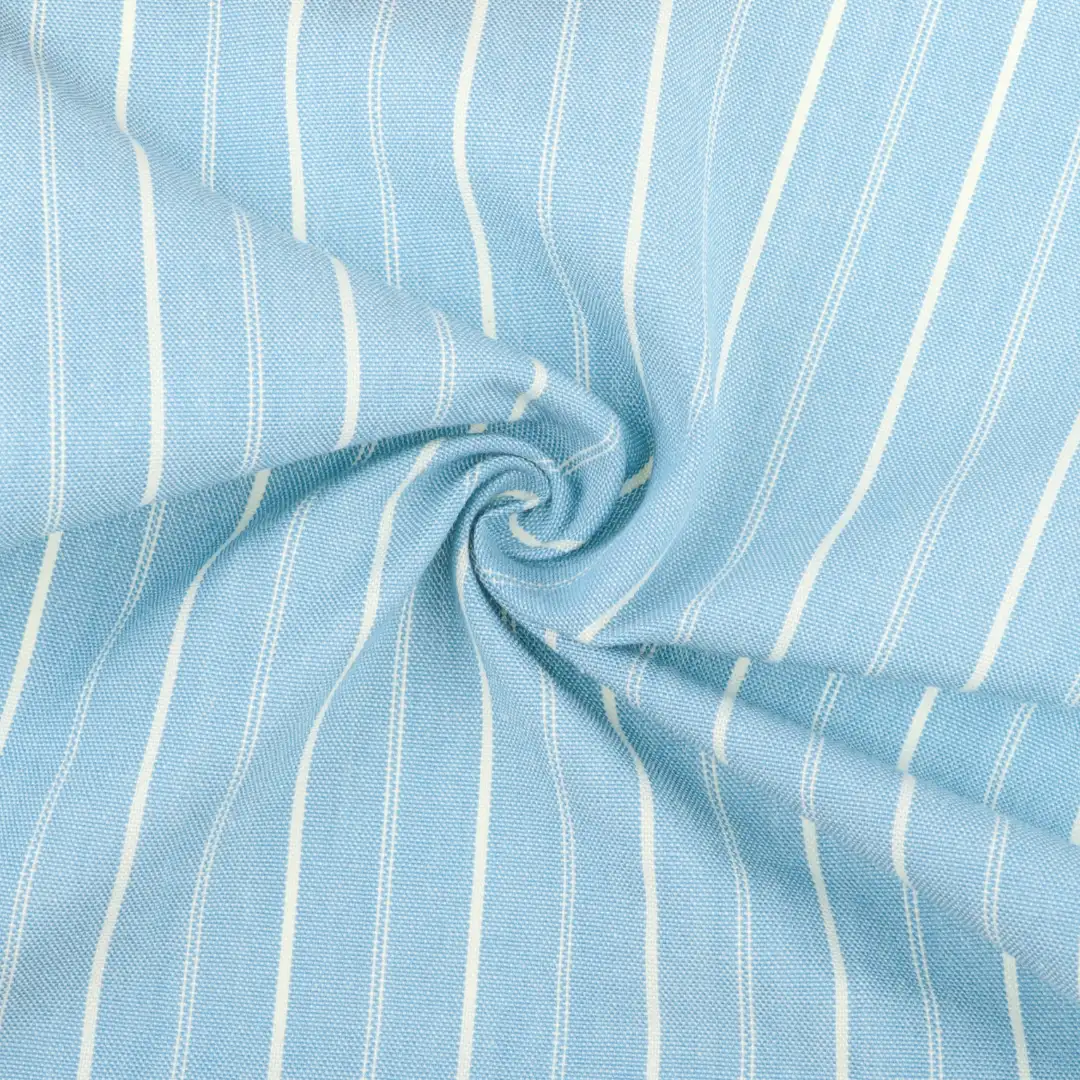 China Fabric for Shirt,Blouse,Skirt,Shorts,Loungewear,Kids Peter Pan Collar Dress,Wide Leg Capri Pants Yarn Dyed Stripe Natural Woven Fabric Cotton Stripe color buy from China wholesaler bulk order at wholesale price free worldwide shipping Alibaba