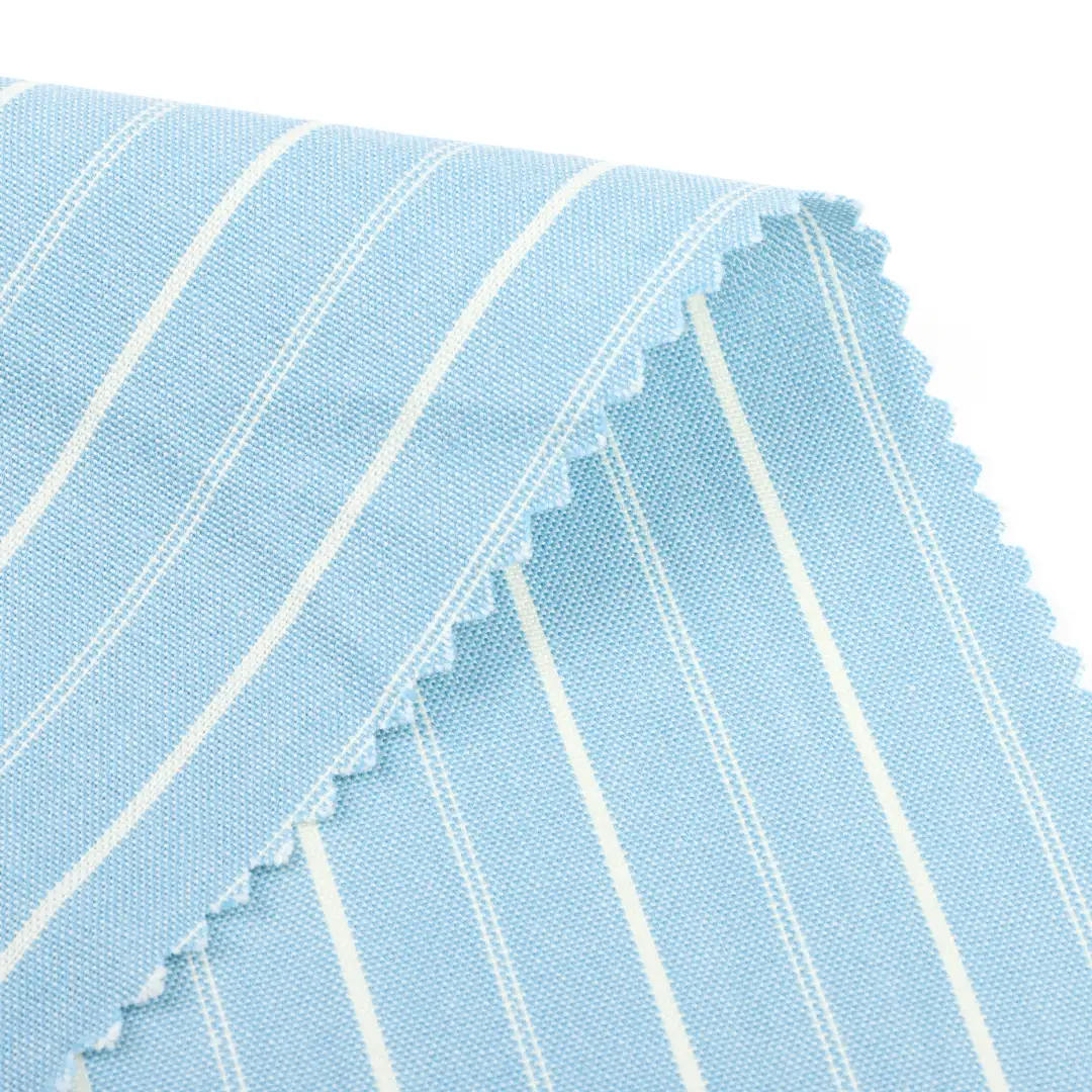 China Fabric for Shirt,Blouse,Skirt,Shorts,Loungewear,Kids Peter Pan Collar Dress,Wide Leg Capri Pants Yarn Dyed Stripe Natural Woven Fabric Cotton Stripe color buy from China wholesaler bulk order at wholesale price free worldwide shipping Alibaba
