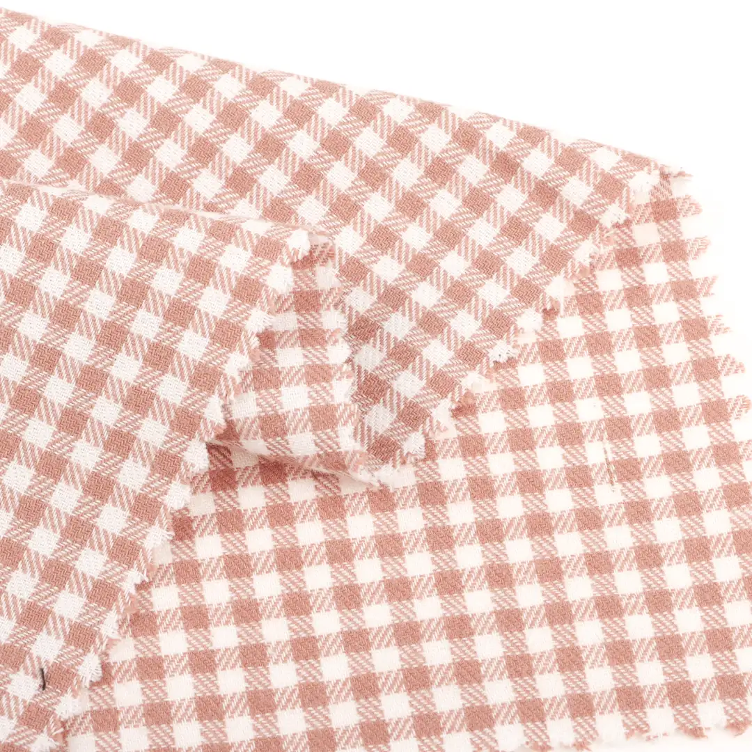 China Fabric for Shirt,Blouse,Skirt,Loungewear,Wide Leg Capri Pants Yarn Dyed Check Natural Woven Fabric Cotton Check color buy from China wholesaler bulk order at wholesale price free worldwide shipping Alibaba