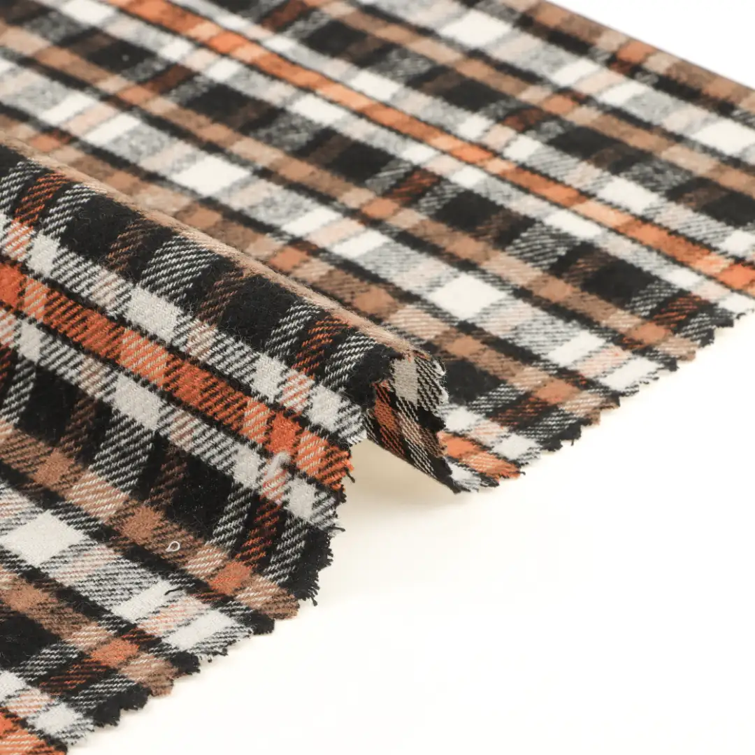 China Fabric for Shirt,Blouse,Skirt,Kids Short Sleeve Peter Pan Collar Pleated Dress Cotton YD Flannel Natural Woven Fabric Cotton Check color buy from China wholesaler bulk order at wholesale price free worldwide shipping Alibaba