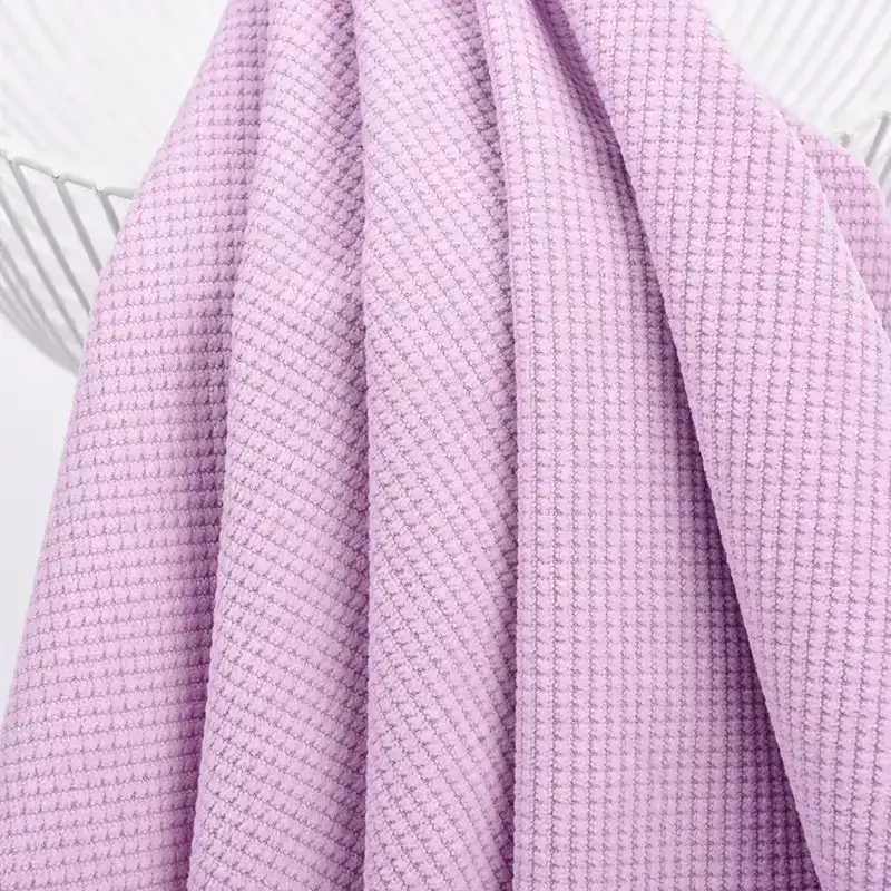 China Fabric for Pants,Skirt,Padded Jacket,Uniform,Knitted Jacket ,Round Neck Pullover ,Knitted Trousers  knitted Corduroy Knit Fabric Polyester Purple color buy from China wholesaler bulk order at wholesale price free worldwide shipping Alibaba