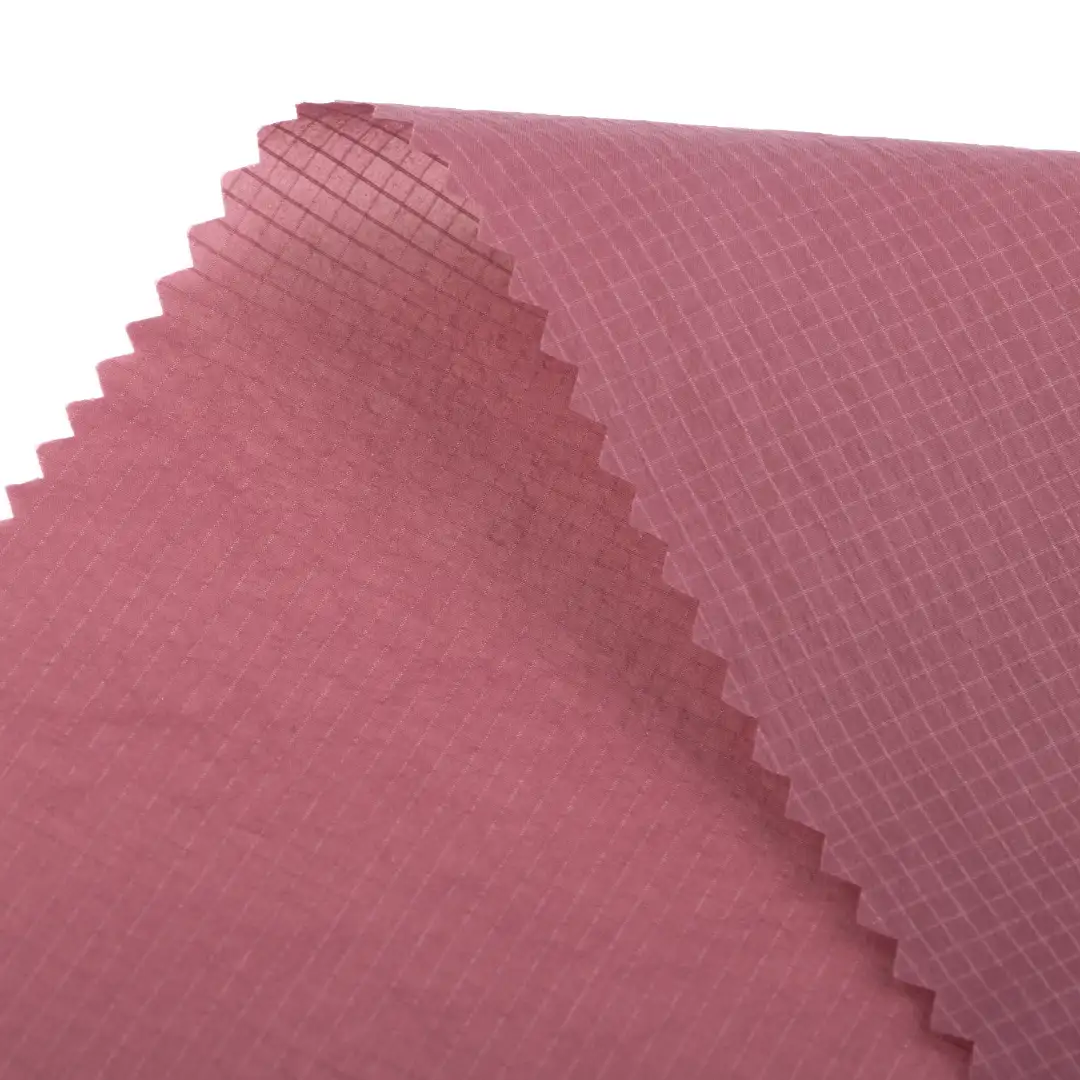 China Fabric for Jackets,Padded Jacket Nylon Taffeta Synthetic Woven Fabric Polyamide DARK RED color buy from China wholesaler bulk order at wholesale price free worldwide shipping Alibaba