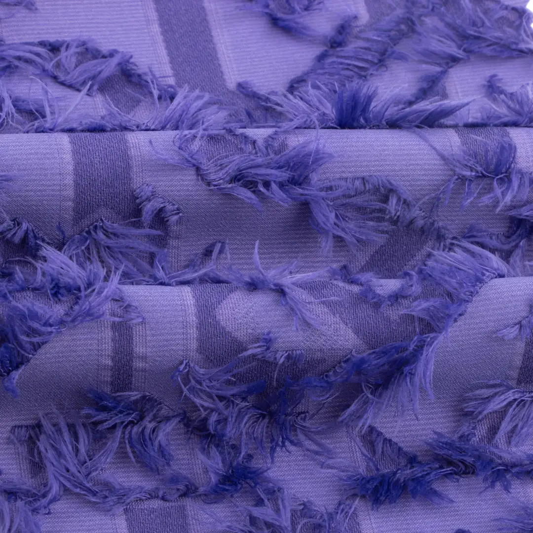 China Fabric for Skirt Polyester Cut Flower Fabric Synthetic Woven Fabric Polyester PURPLE color buy from China wholesaler bulk order at wholesale price free worldwide shipping Alibaba
