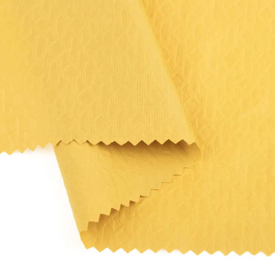 China Fabric for Jackets,Down Jacket,Padded Jacket Polyester Pongee Synthetic Woven Fabric Polyester yellow color buy from China wholesaler bulk order at wholesale price free worldwide shipping Alibaba