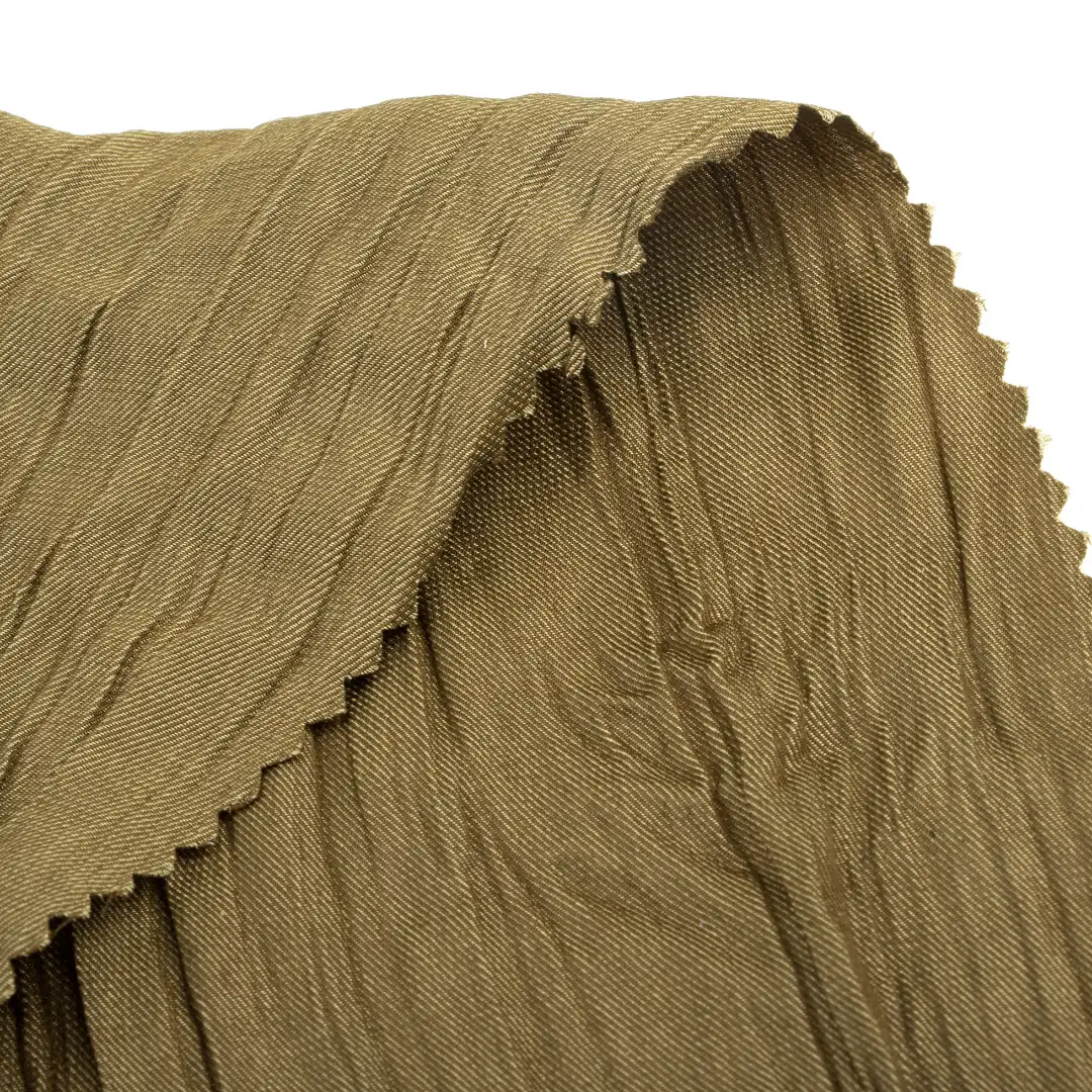 China Fabric for Skirt,Pleated Midi Skirt Twill Synthetic Woven Fabric Polyester brown color buy from China wholesaler bulk order at wholesale price free worldwide shipping Alibaba