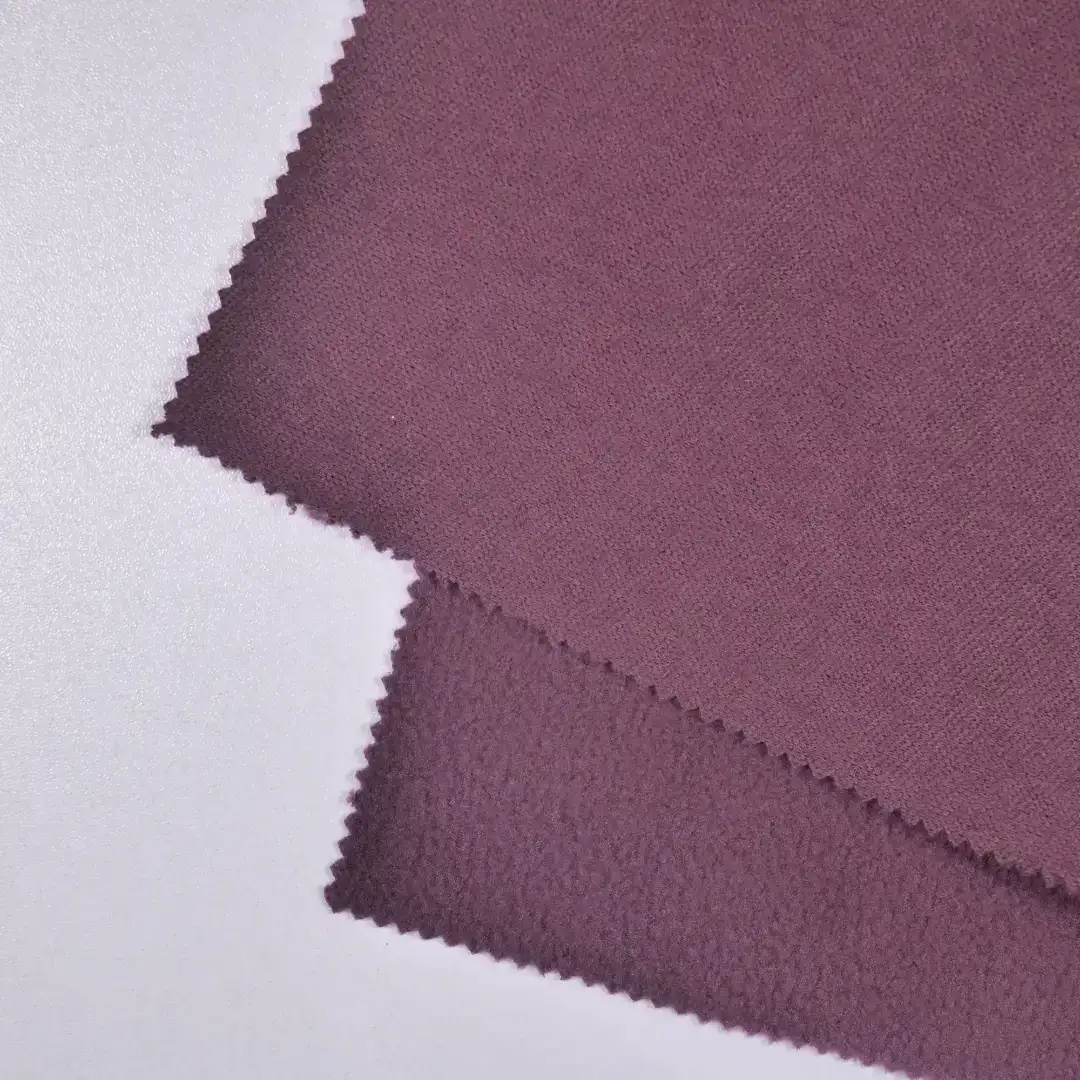 China Fabric for Interlining Polar Fleece Knit Fabric Polyester burgundy color buy from China wholesaler bulk order at wholesale price free worldwide shipping Alibaba