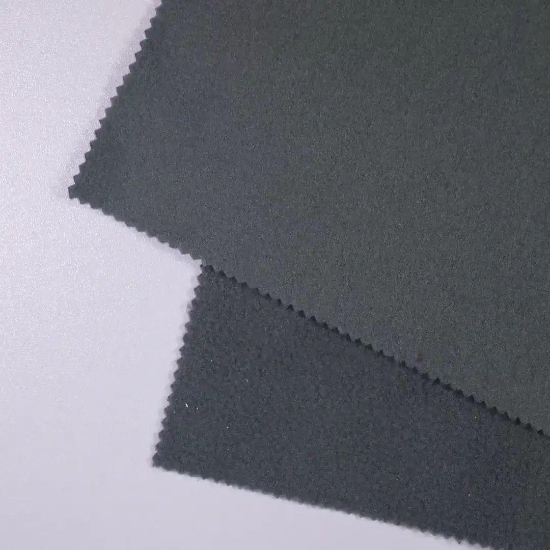 China Fabric for Jackets,Hoodie,Trench Coat,Hoodie  (Sweater) Polar Fleece Knit Fabric Polyester gray color buy from China wholesaler bulk order at wholesale price free worldwide shipping Alibaba