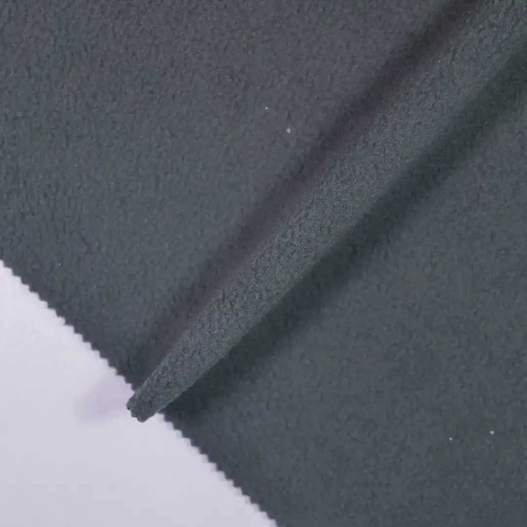 China Fabric for Jackets,Hoodie,Trench Coat,Hoodie  (Sweater) Polar Fleece Knit Fabric Polyester gray color buy from China wholesaler bulk order at wholesale price free worldwide shipping Alibaba