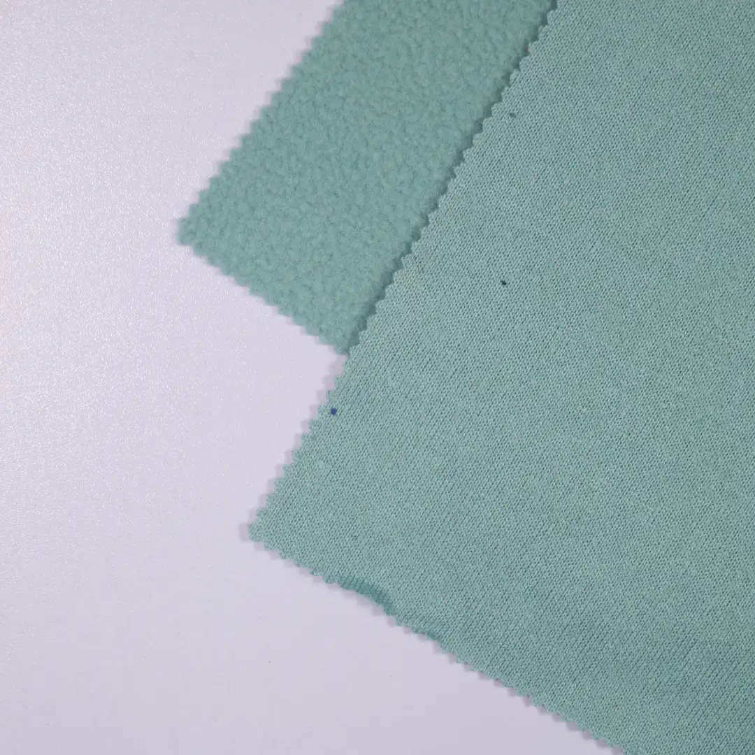 China Fabric for Jackets,Hoodie,Trench Coat Polar Fleece Knit Fabric Polyester blue color buy from China wholesaler bulk order at wholesale price free worldwide shipping Alibaba