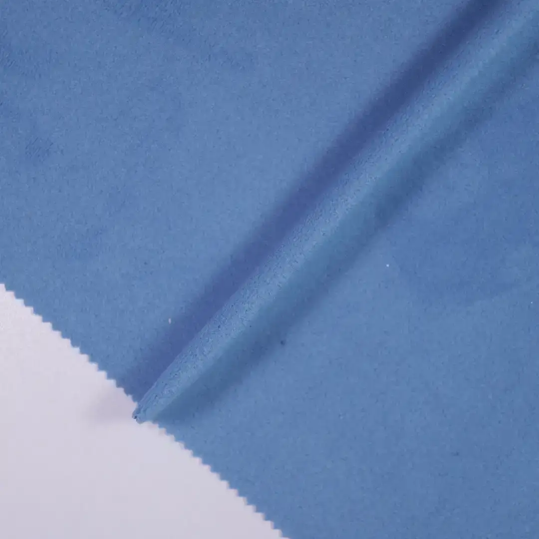 China Fabric for Hoodie,Trench Coat,Full-Zipper Cardigan (Sweater),Hoodie  (Sweater),Interlining Polar Fleece Knit Fabric Polyester blue color buy from China wholesaler bulk order at wholesale price free worldwide shipping Alibaba
