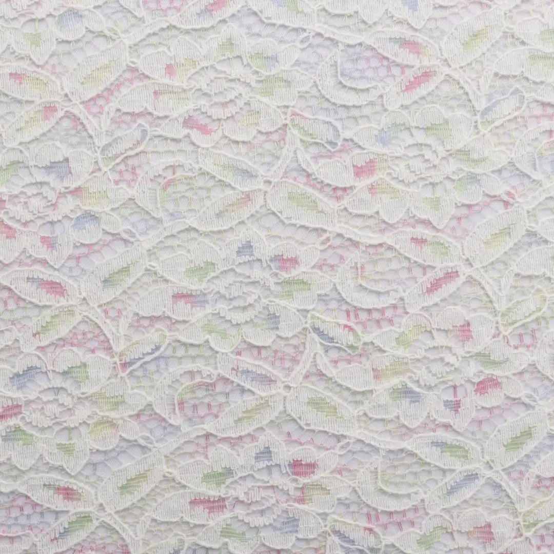 China Fabric for Blouse,Skirt,Dresses (Cardigan Open)  Lace Knit Fabric Cotton white color buy from China wholesaler bulk order at wholesale price free worldwide shipping Alibaba