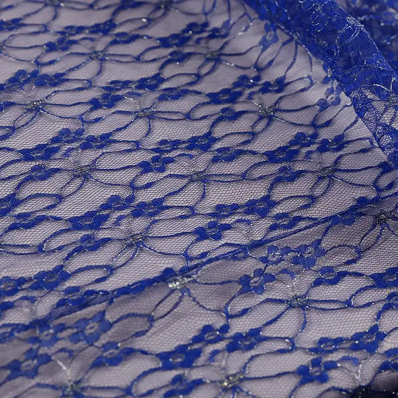 China Fabric for Shirt,Skirt,Skirt  Lace Knit Fabric Nylon Modal blue color buy from China wholesaler bulk order at wholesale price free worldwide shipping Alibaba