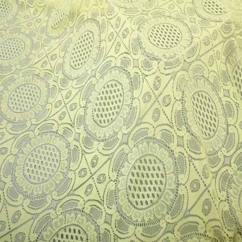China Fabric for Blouse,Skirt,Skirt  Lace Knit Fabric Polyester yellow color buy from China wholesaler bulk order at wholesale price free worldwide shipping Alibaba