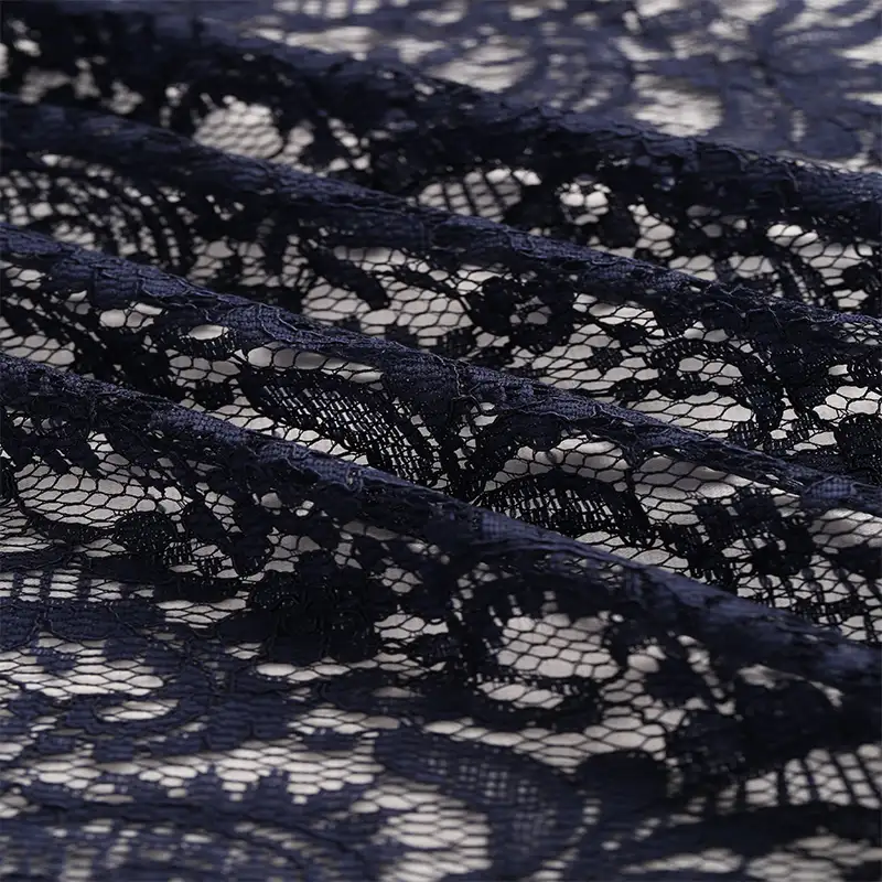 China Fabric for T-Shirt,Blouse,Skirt,Skirt  Lace Knit Fabric Nylon Cotton Rayon black color buy from China wholesaler bulk order at wholesale price free worldwide shipping Alibaba