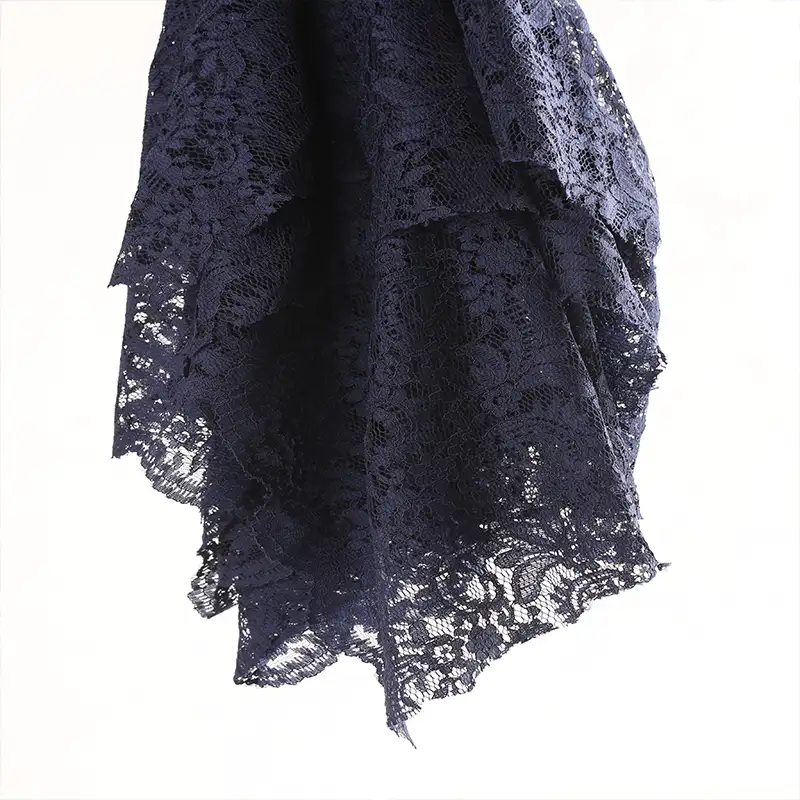 China Fabric for T-Shirt,Blouse,Skirt,Skirt  Lace Knit Fabric Nylon Cotton Rayon black color buy from China wholesaler bulk order at wholesale price free worldwide shipping Alibaba
