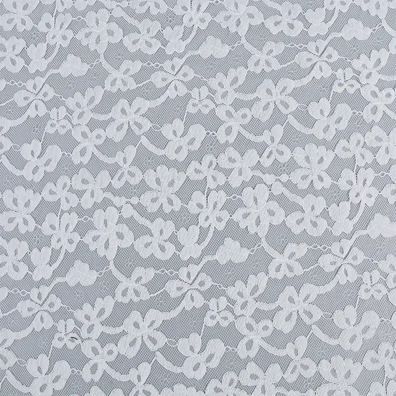 China Fabric for Blouse,T-shirt ,Skirt  Lace Knit Fabric Cotton Nylon Rayon white color buy from China wholesaler bulk order at wholesale price free worldwide shipping Alibaba