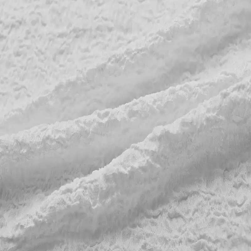 China Fabric for Shirt,T-Shirt,Blouse,Skirt  Lace Knit Fabric Cotton Nylon Rayon white color buy from China wholesaler bulk order at wholesale price free worldwide shipping Alibaba