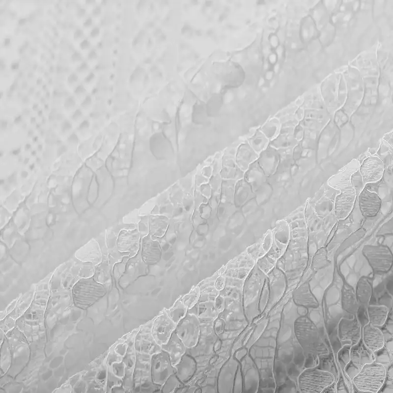 China Fabric for Shirt,Blouse,Skirt,Skirt  Lace Knit Fabric Cotton Nylon Rayon white color buy from China wholesaler bulk order at wholesale price free worldwide shipping Alibaba