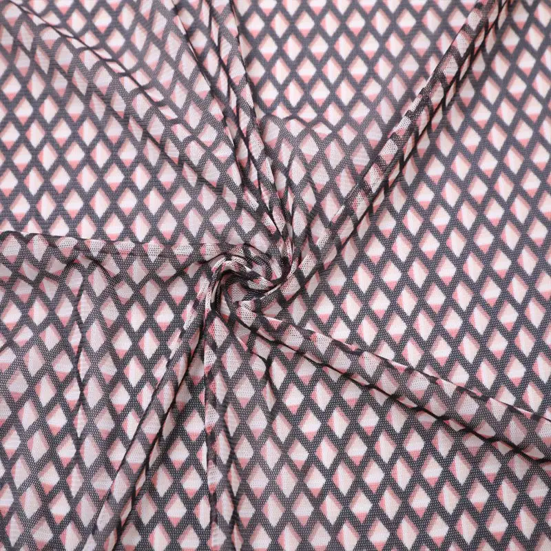 China Fabric for Shirt,Blouse,Skirt,T-shirt ,Skirt  Lace Knit Fabric Polyester Spandex pink color buy from China wholesaler bulk order at wholesale price free worldwide shipping Alibaba